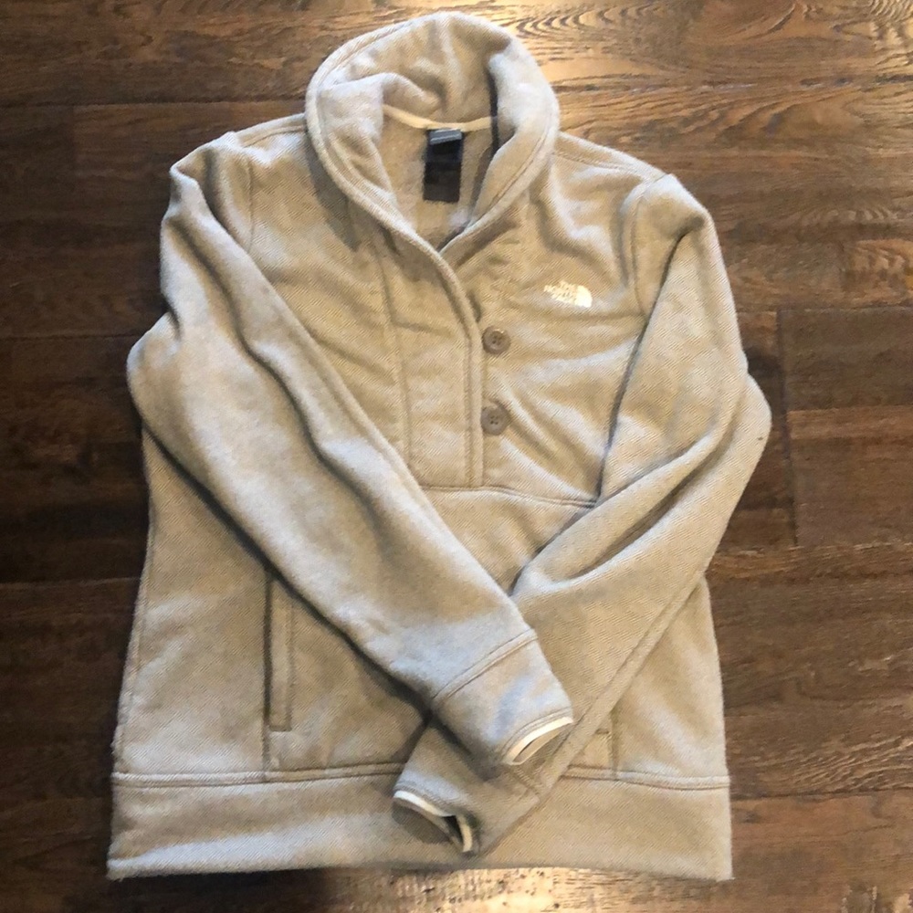 The North Face sweatshirt